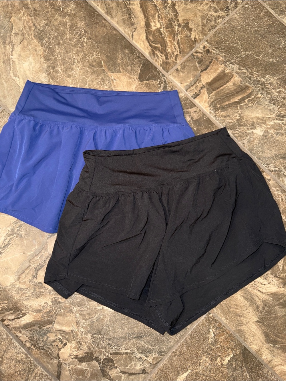 DSG Women’s Athletic Shorts - Black & Blue-Price $30 for both pairs-NWOT